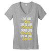 be golden Women's V-Neck T-Shirt