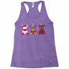 Three Cute But Angry Unicorn Racerback Tank
