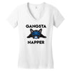 gangsta napper Women's V-Neck T-Shirt