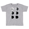 the phases of the moon of laika dog Toddler T-shirt
