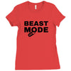 Beast Mode On Ladies Fitted T-Shirt
