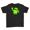android eats apple Youth Tee