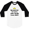 dentist crown 3/4 Sleeve Shirt