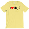 i love house music t shirt edm club wear rave electro party progressiv T-Shirt