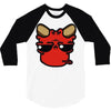 devil face 2 3/4 Sleeve Shirt