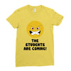 The Students Are Coming Ladies Fitted T-Shirt