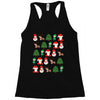 christmas pixel Racerback Tank