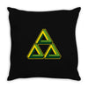 triforce illusion zelda Throw Pillow