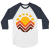 sunset mountain 3/4 Sleeve Shirt