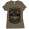 Things Better 1947 Age Approach Magnificent Ladies Fitted T-Shirt