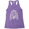 skeleton christmas tree Racerback Tank