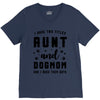 i have two titles aunt and dogmom and i rock them both V-Neck Tee