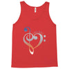 music expresses clef heart girls Tank Top
