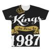 kings are born in 1987 All Over Men's T-shirt