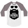 happy father's day 3/4 Sleeve Shirt
