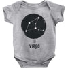Virgo Zodiac Sign Minimal Design Baby Bodysuit