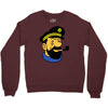 captain haddock tintin cartoon comic Crewneck Sweatshirt