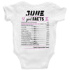 June Girl Facts Gemini Baby Onesie