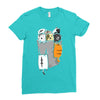 kittens in a pocket Ladies Fitted T-Shirt