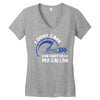 I Don't Care How Many Miles Per Gallon Women's V-Neck T-Shirt
