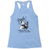 funny dad Racerback Tank