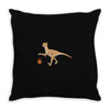 T-Rex Basketball Throw Pillow