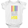Lightsaber Rainbow Baby Bodysuit
