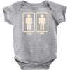 you me kleiner pimmel fun lustig Baby Onesie