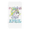 unicorns are born in april cute unicorn iPhoneX