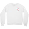 breast cancer ribbon survivor pocket Crewneck Sweatshirt