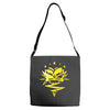 eryctriceps limited edition gold foil t shirt Adjustable Strap Totes