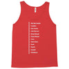 Beard Growth Scale Tank Top
