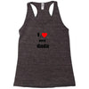 i love my dada Racerback Tank