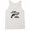 guns don't kill people, i kill people t shirt Tank Top