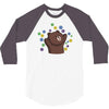 dorp bear 3/4 Sleeve Shirt