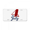 4th of july License Plate