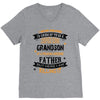 Super Cool Grandson Of A Freaking Awesome Father V-Neck Tee
