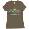 androids Ladies Fitted T-Shirt