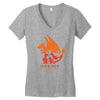 mega fire Women's V-Neck T-Shirt