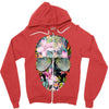 Summer Skull Zipper Hoodie