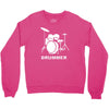 drummer drum kit indie rock music Crewneck Sweatshirt