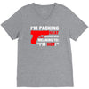 packing heat   i'm hot V-Neck Tee