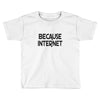 because internet girls Toddler T-shirt