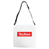 techno hypebeast Adjustable Strap Totes