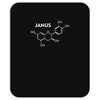janus molecule funny retro tv utopia fashion science series Mousepad