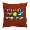 world peace Throw Pillow