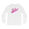 believe hand lettering printed t shirt Long Sleeve Shirts