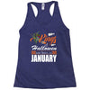 Halloween Kings Are Born In January Racerback Tank
