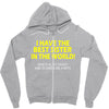 best sister crazy scarry Zipper Hoodie