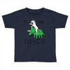 To The Disco (Unicorn Riding Triceratops) Toddler T-shirt
